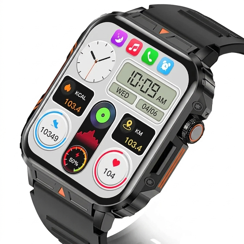 L81 Outdoor Sports Smartwatch – Square Screen, Waterproof, Fitness Tracker, Answer Calls