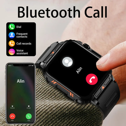 L81 Outdoor Sports Smartwatch – Square Screen, Waterproof, Fitness Tracker, Answer Calls