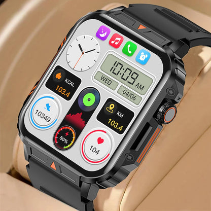 L81 Outdoor Sports Smartwatch – Square Screen, Waterproof, Fitness Tracker, Answer Calls