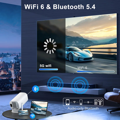 1080P HD Mini Projector – Portable Home Theater Movie Projector with Speaker