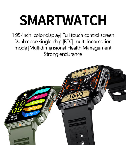 L81 Outdoor Sports Smartwatch – Square Screen, Waterproof, Fitness Tracker, Answer Calls