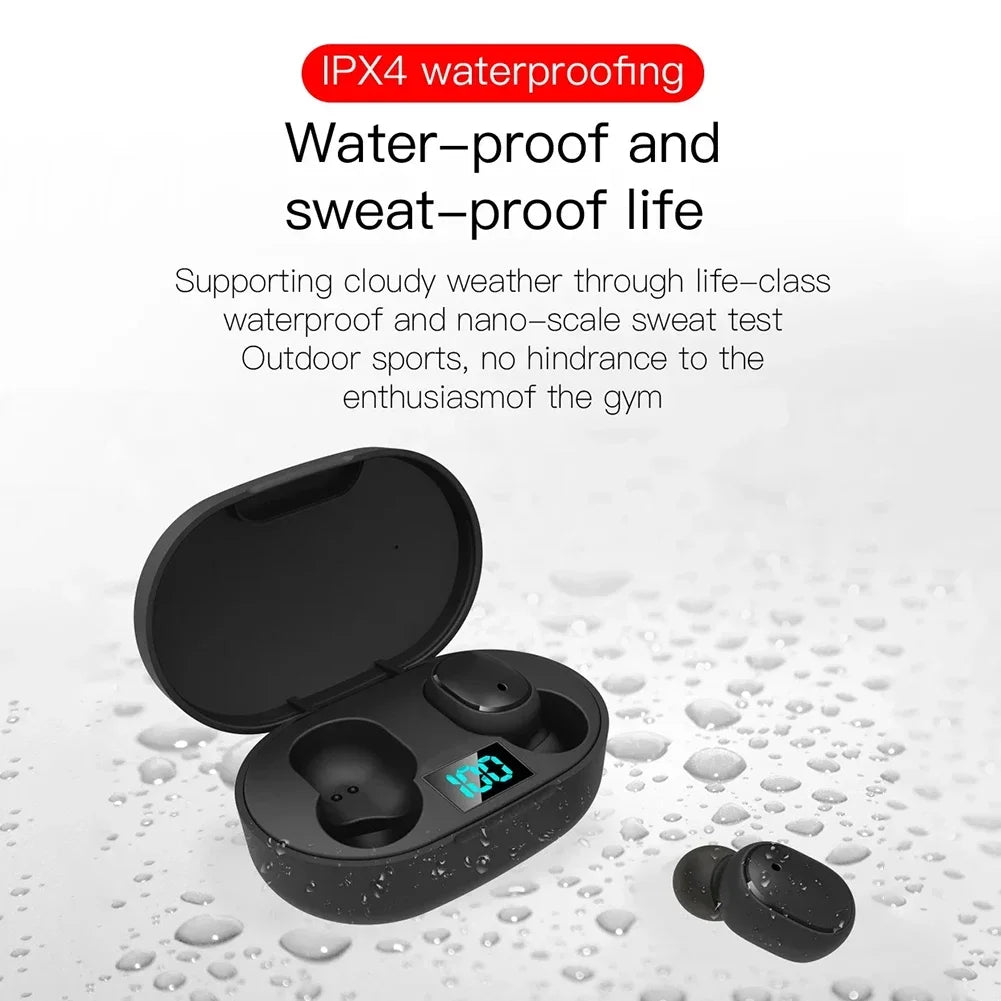 E6S Wireless Earbuds – Noise Cancelling & Waterproof