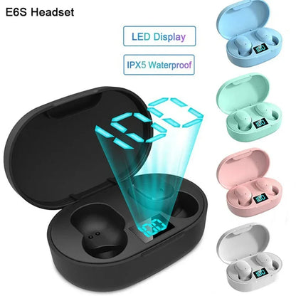 E6S Wireless Earbuds – Noise Cancelling & Waterproof